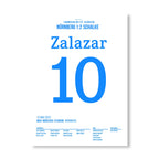 Zalazar's 59m Tor in Nürnberg krönt Schalke zum 2.Liga Meister Fußball Poster mit Rahmen
