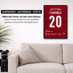 Ferdi X Kerem WM 2026 Quali - 1+1 Set Fußball Poster mit Rahmen