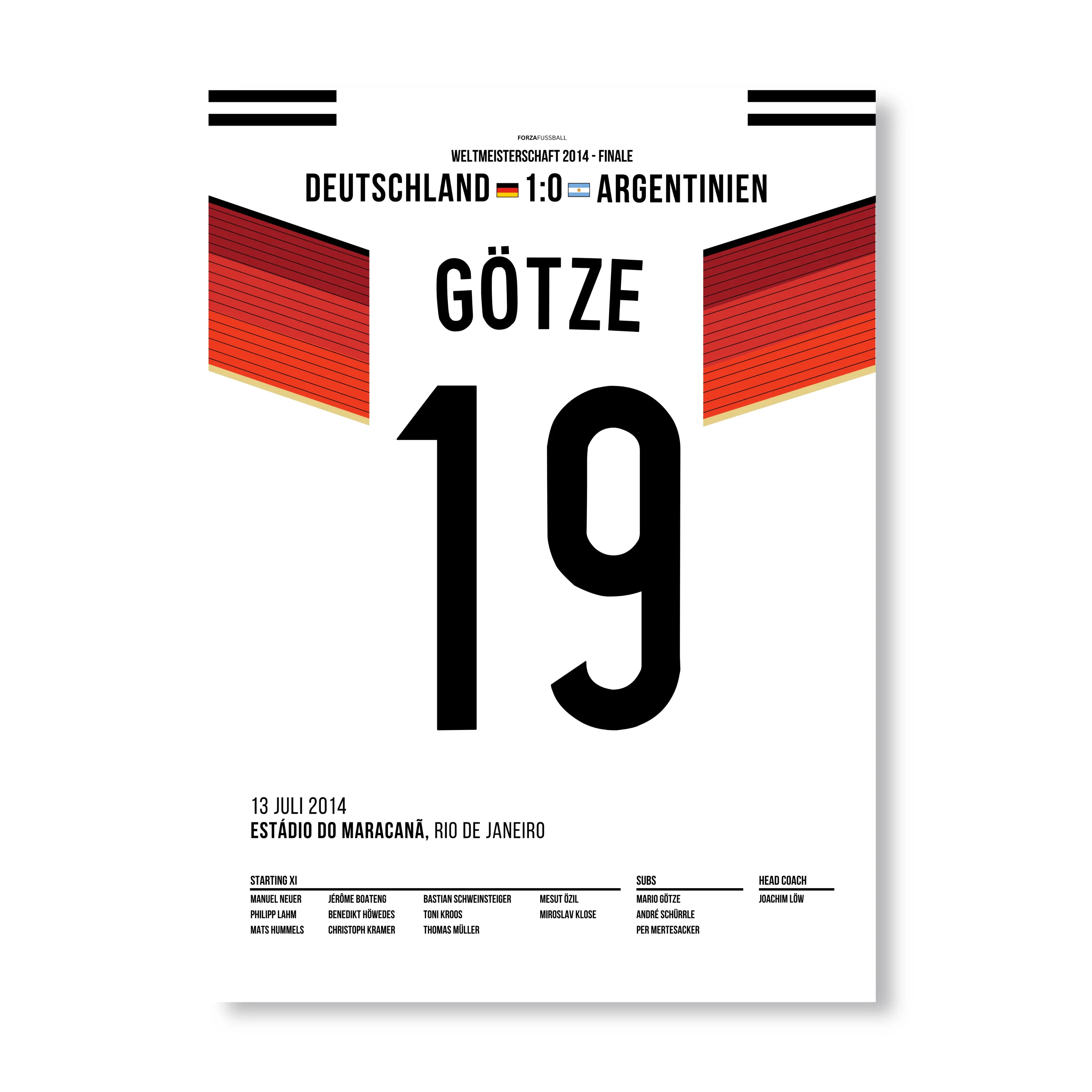 Götze scores and makes Germany the 2014 world champion