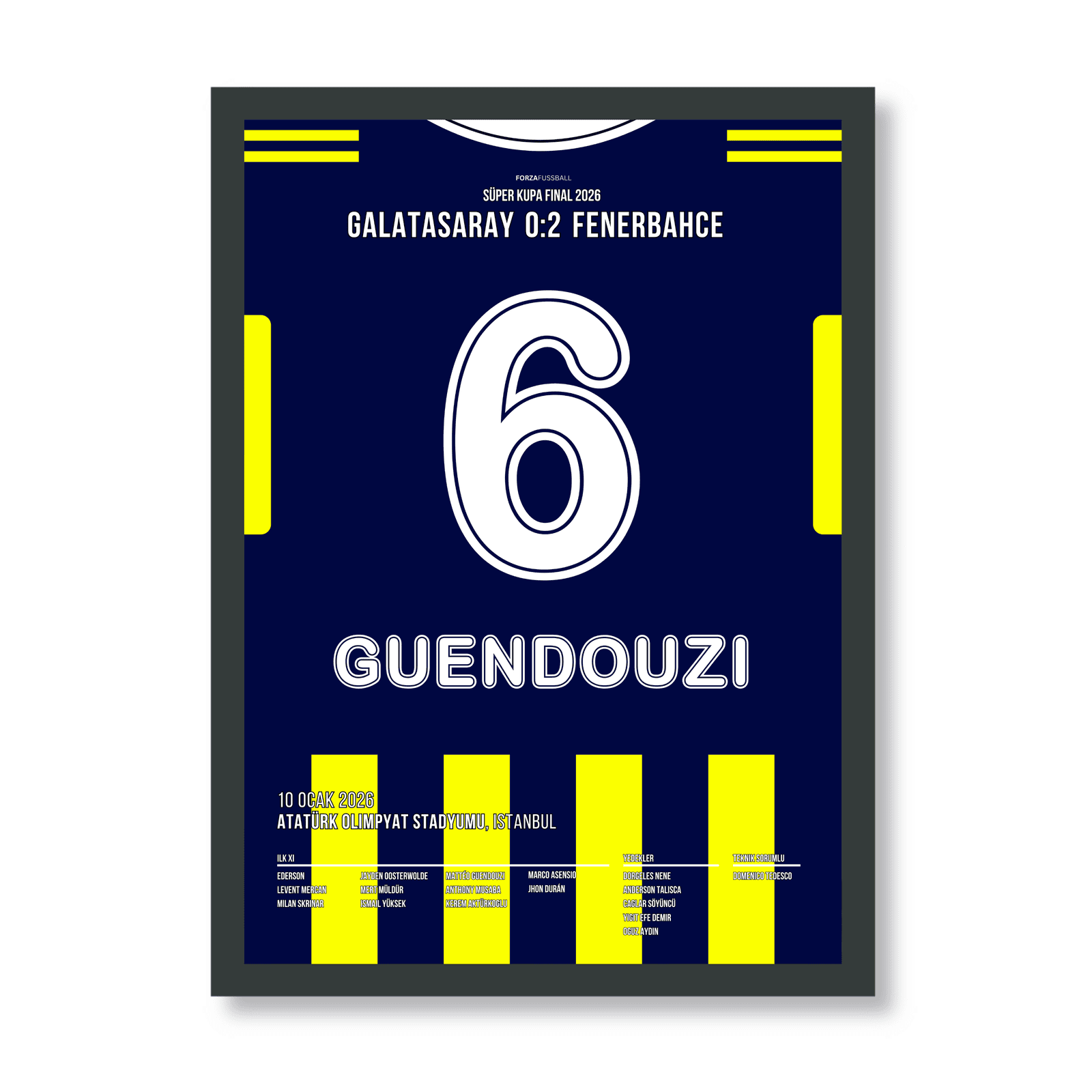 Guendouzi schießt Fener zum Super Cup Sieg gegen Gala