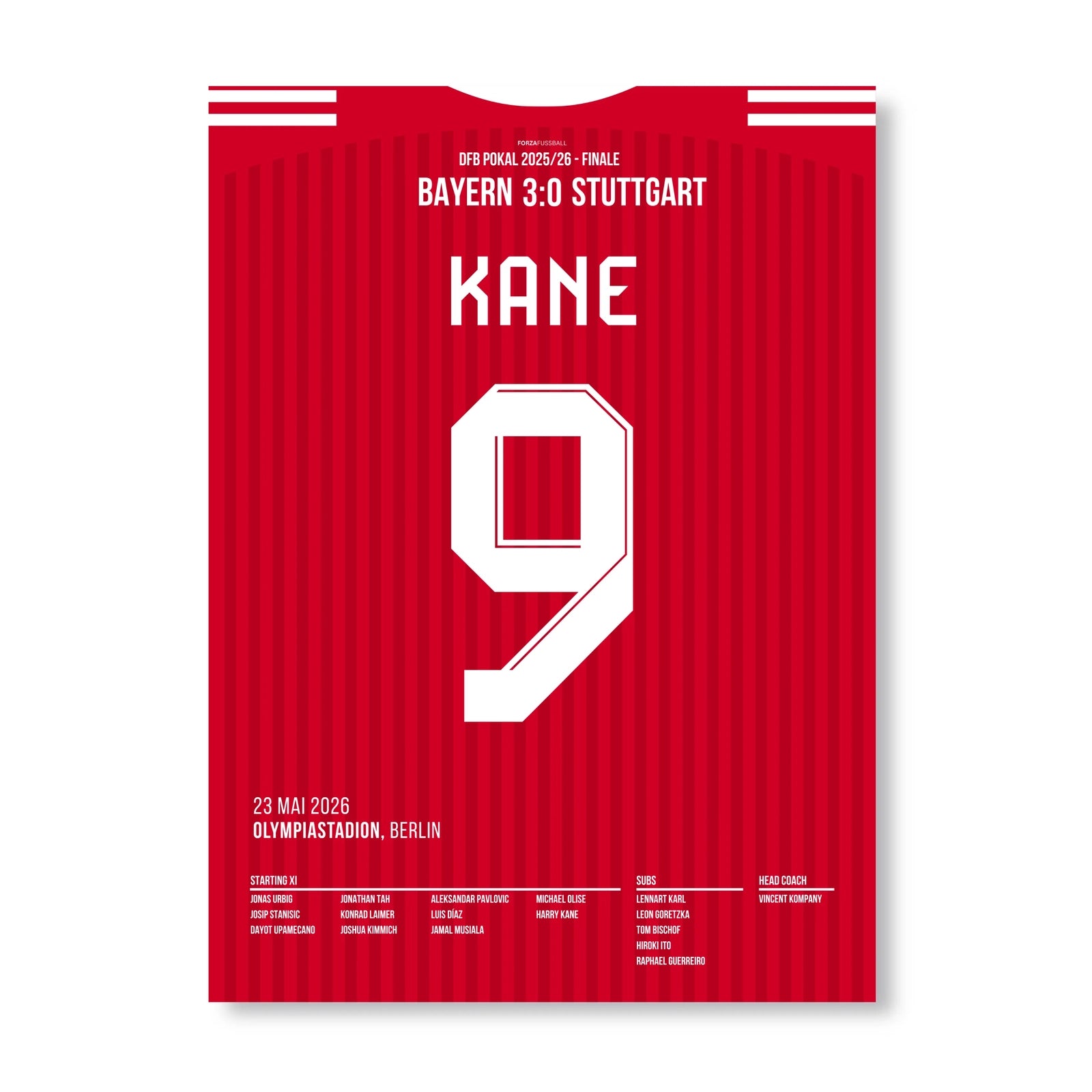 Harry Kane führt Bayern per Hattrick zum Pokalsieg