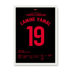 Lamine Yamal schießt Barca zum Titel im Derby gegen Espanyol Fußball Poster mit Rahmen