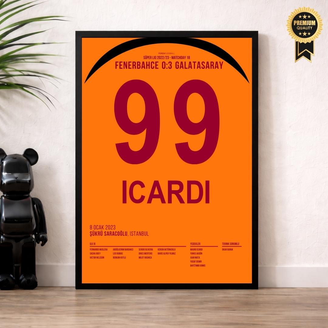 Mauro Icardi mit dem Dritten gegen Fener