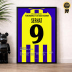 Serhat Akin´s Doppelpack beim 6:0 Derbysieg vs Gala Fußball Poster mit Rahmen