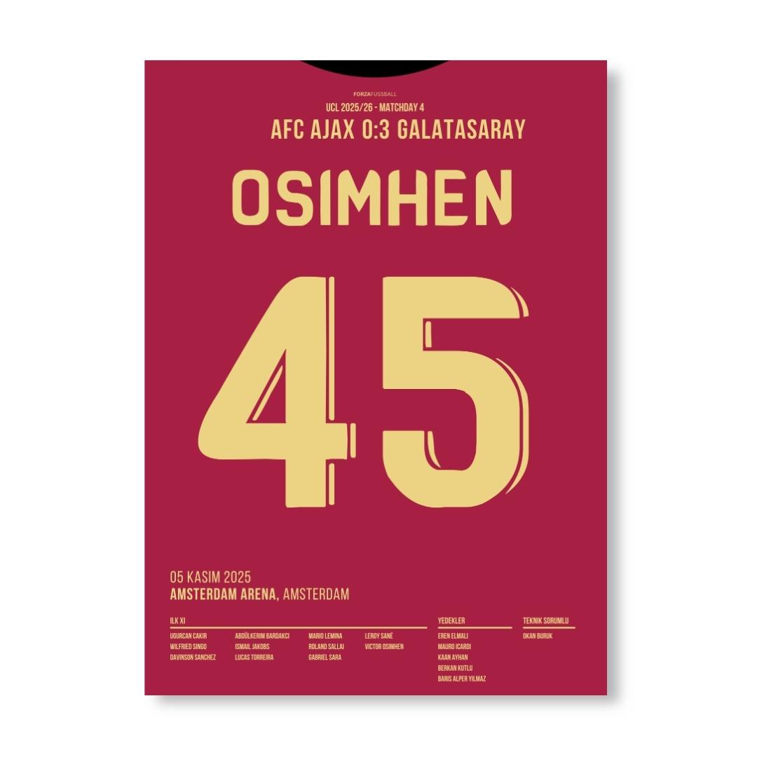 Victor Osimhens Hattrick-Gala in Amsterdam