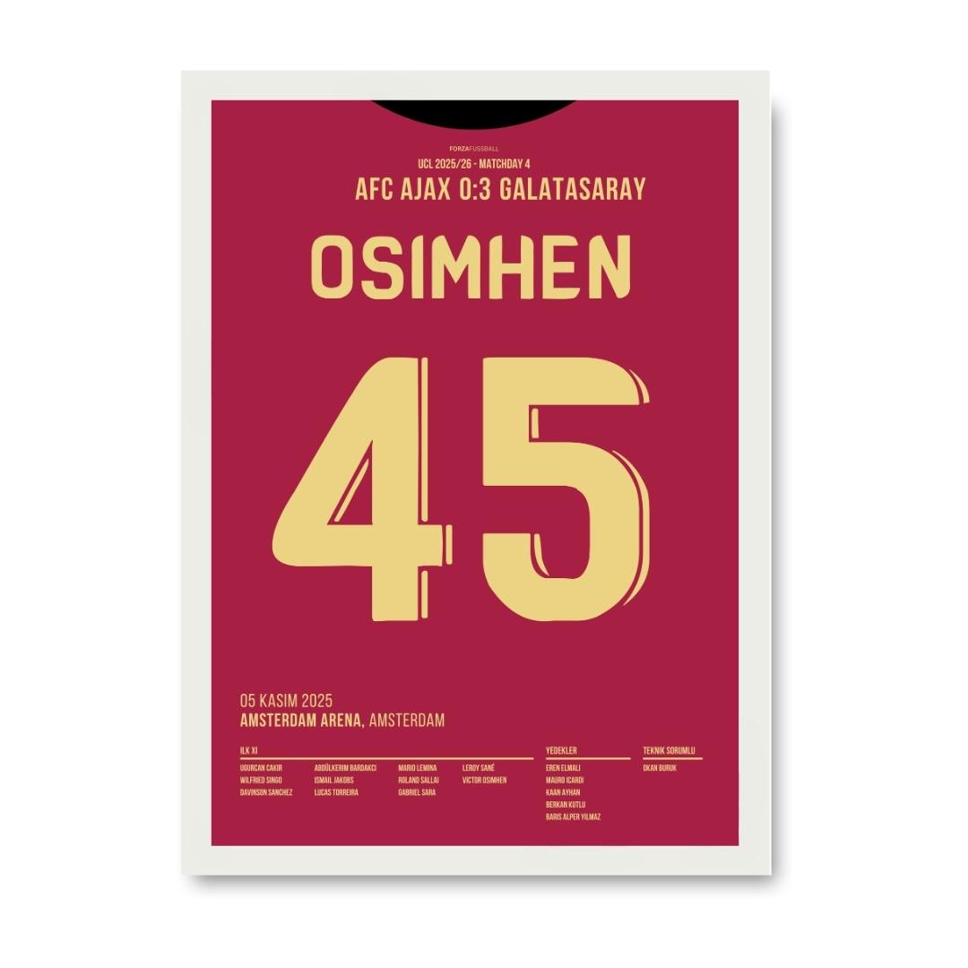 Victor Osimhens Hattrick-Gala in Amsterdam