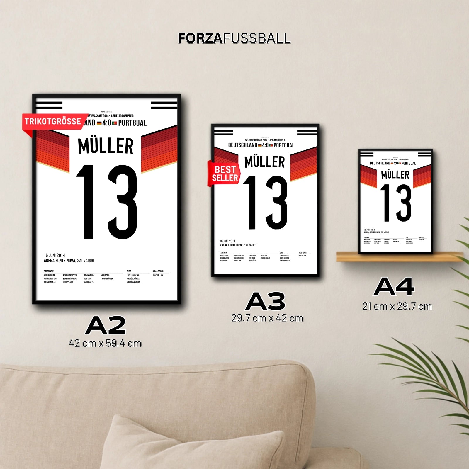 Müller mit Hattrick beim 4:0 Auftaktsieg gegen Portgual 2014