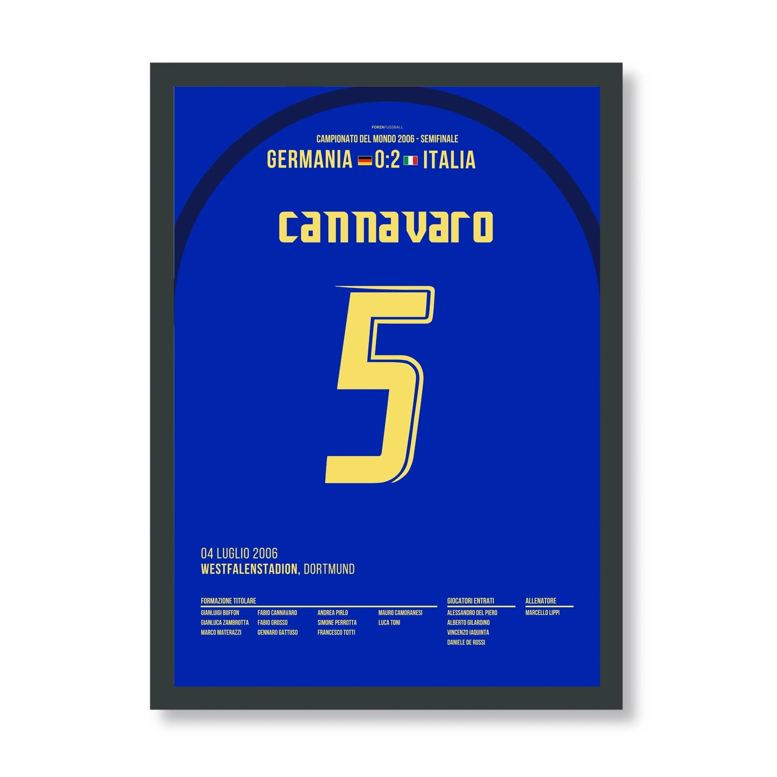 Cannavaro macht das Spiel seines Lebens im Halbfinale 06 vs Deutschland