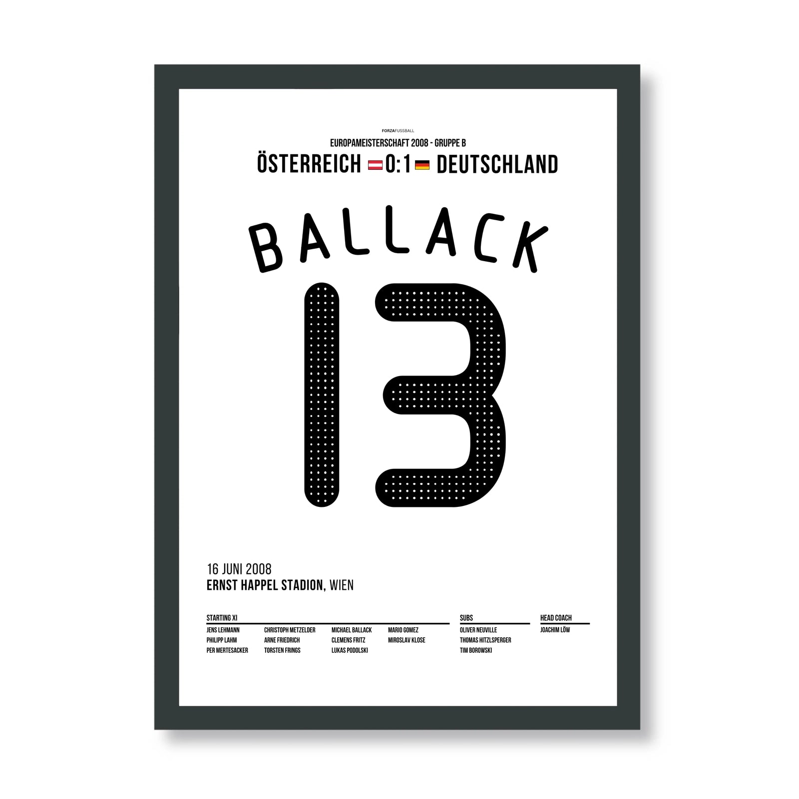Ballack's stunner free-kick for the win against Austria at Euro 2008