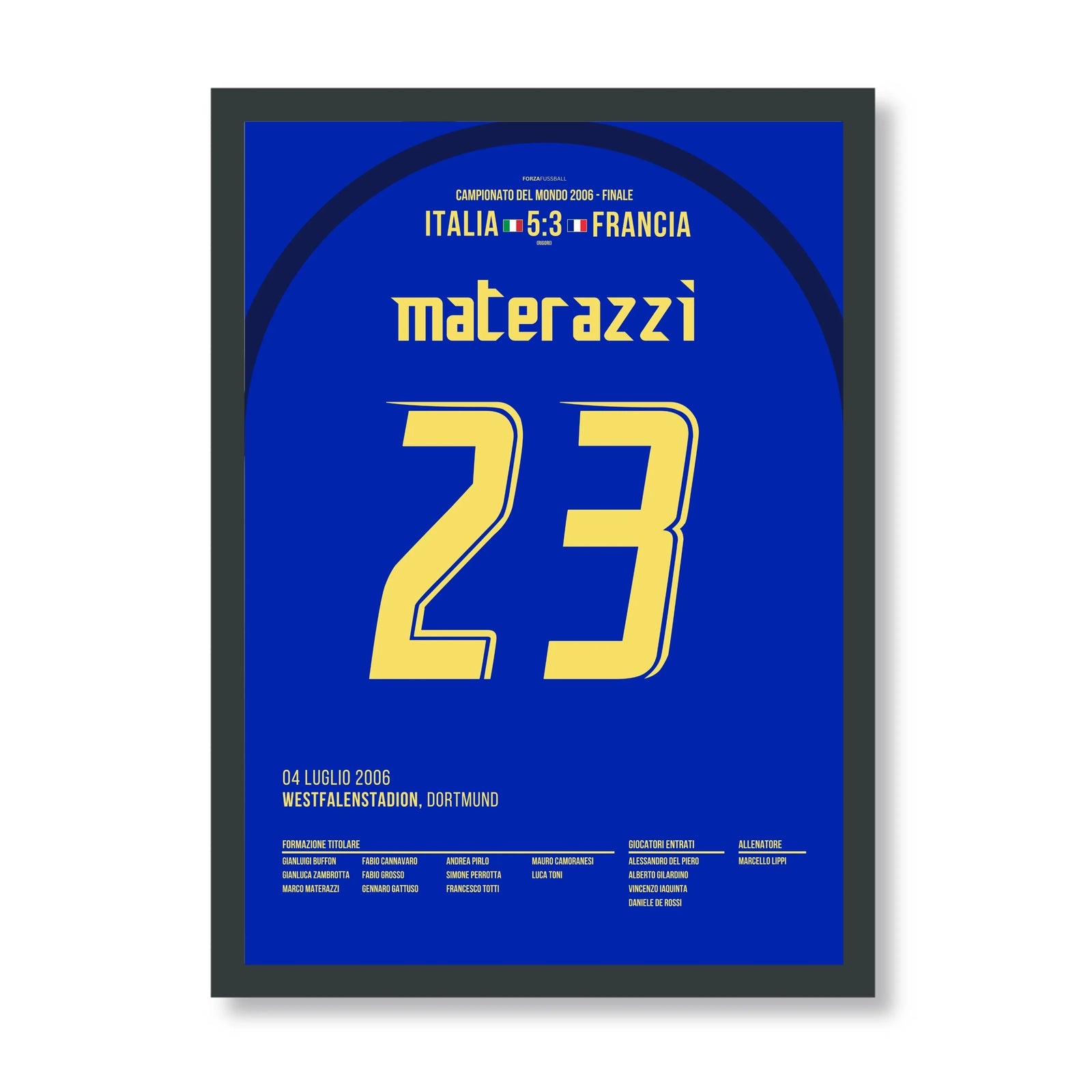 Materazzi köpft Italien Richtung WM Titel 2006