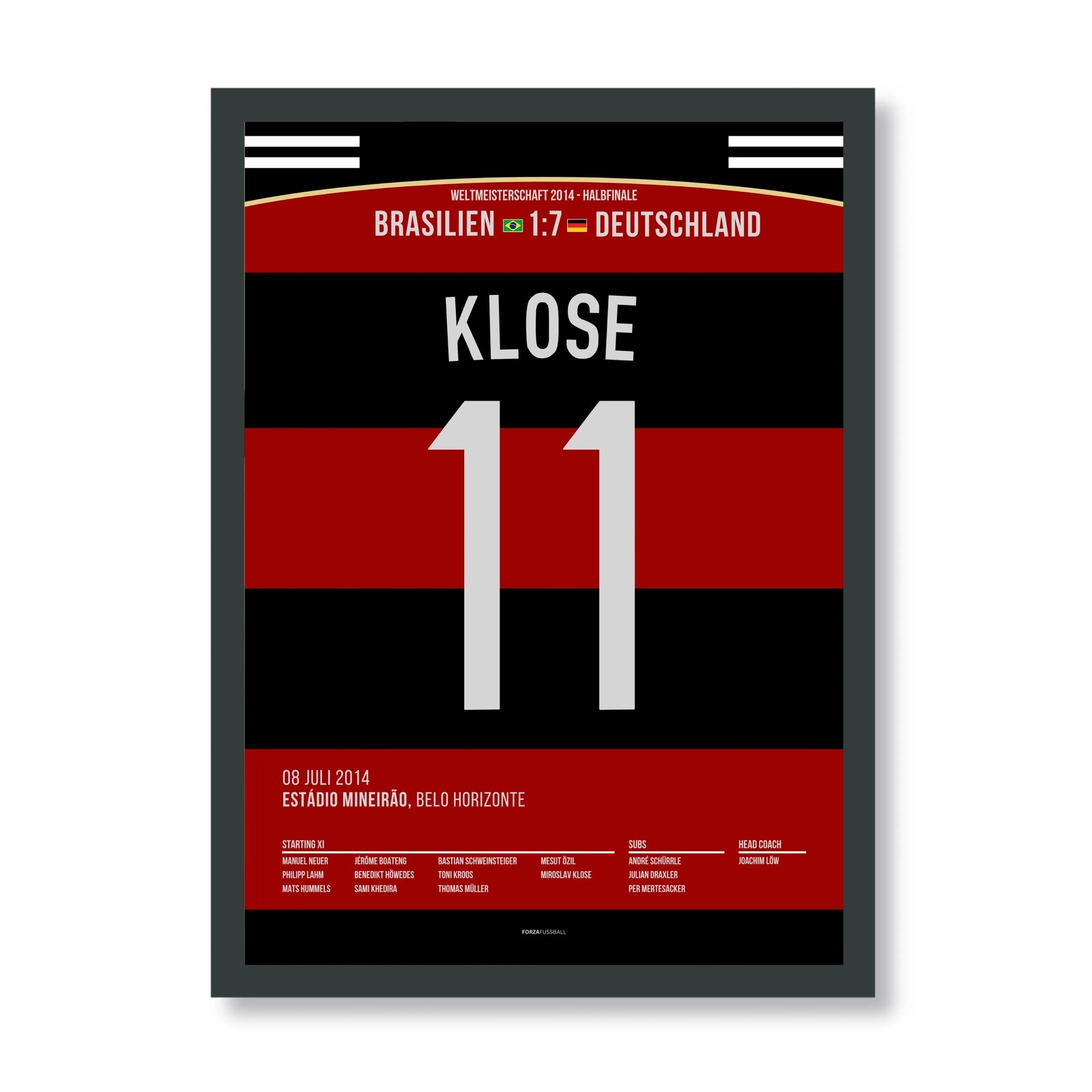 Klose wird beim 7:1 gegen Brasilien zum WM Rekord-Torschützen