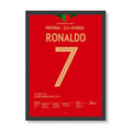 Ronaldo with a hat-trick against Spain at the 2018 World Cup