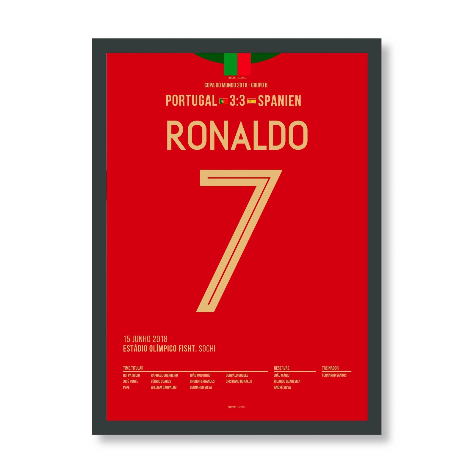 Ronaldo mit Hattrick gegen Spanien bei der WM 2018