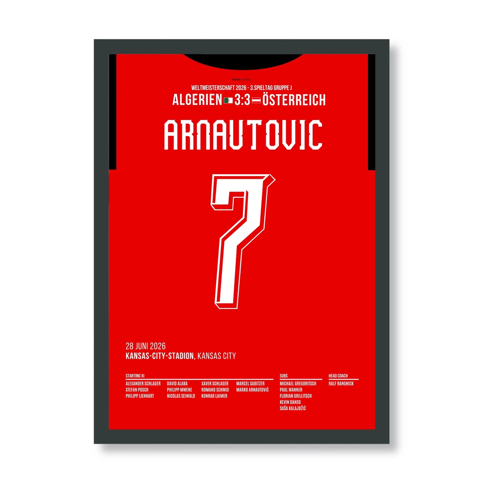 Marko Arnautovic eröffnet das Torfestival Algerien