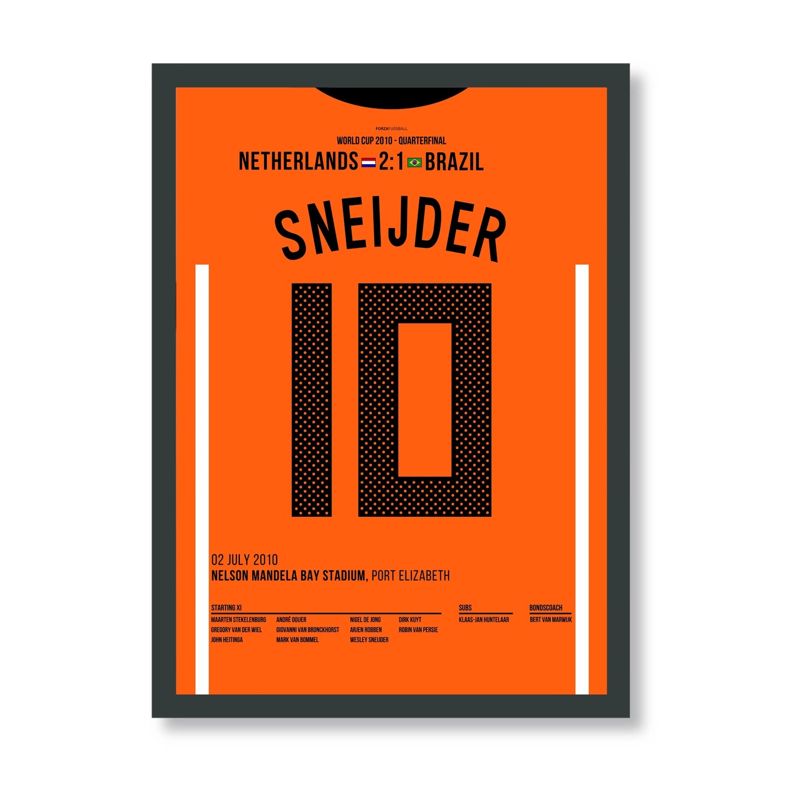 Sneijder leads the Dutch past Brazil into the World Cup semi-finals