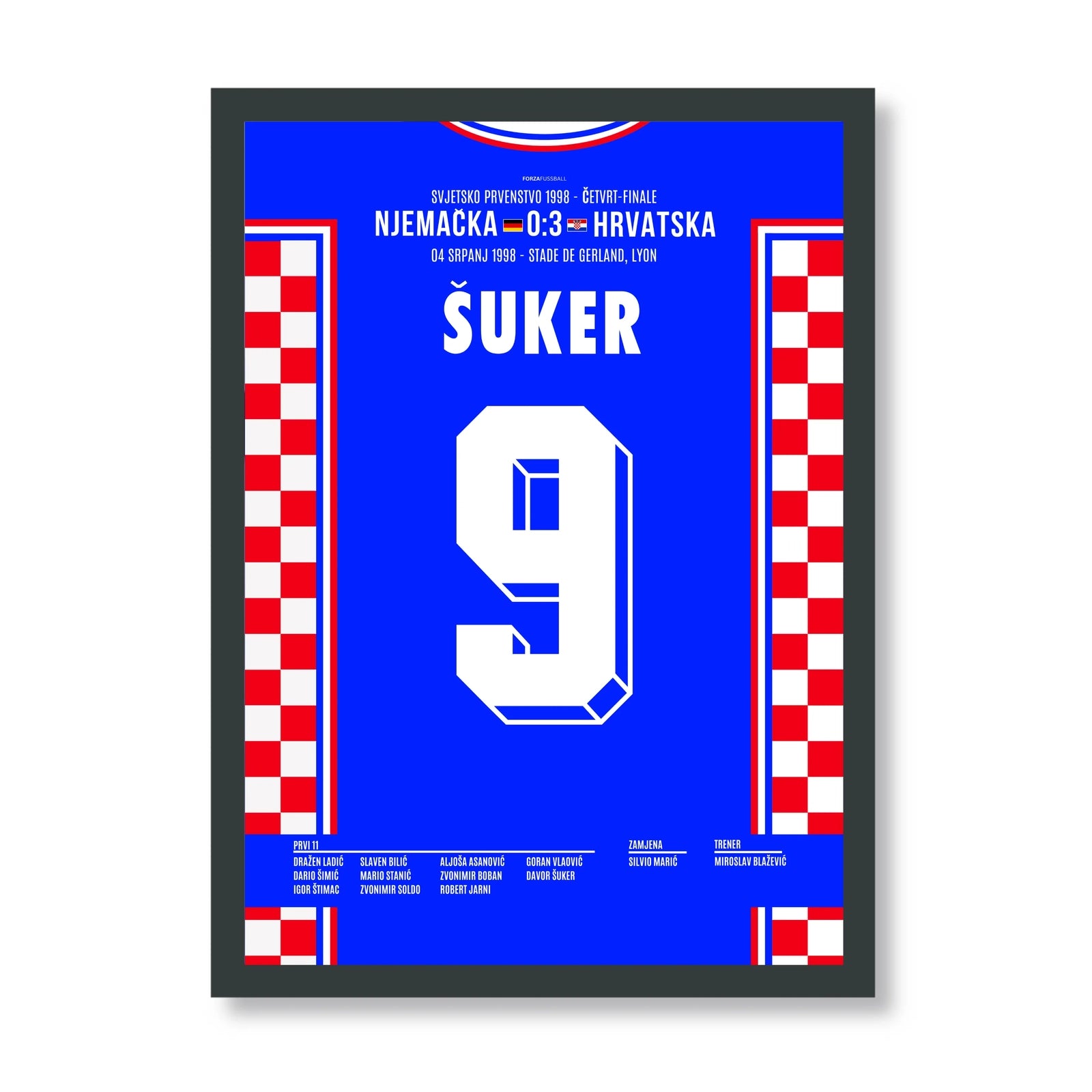 Suker und Kroatien besiegen Deutschland mit 3:0 bei der WM 98