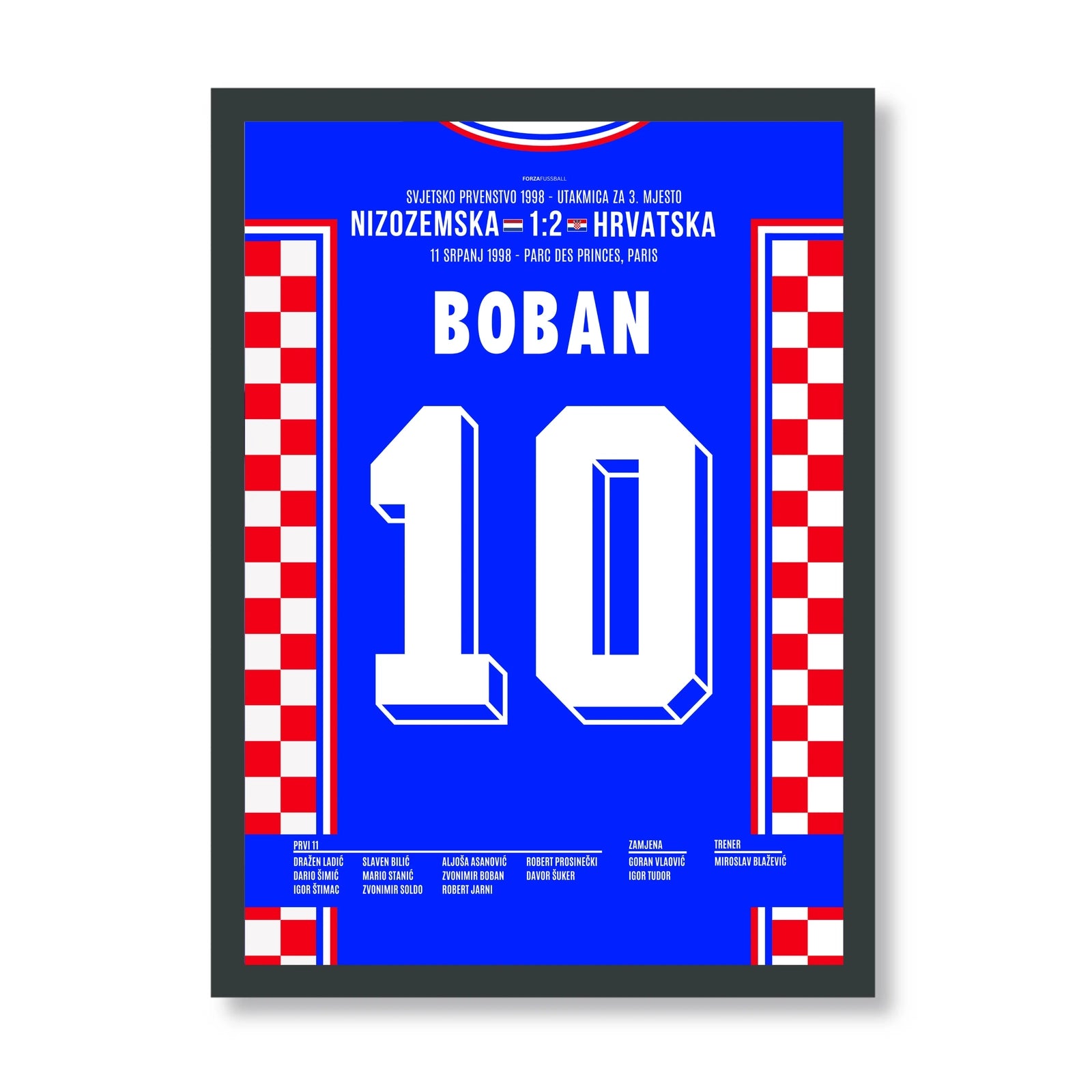 Boban führt Kroatien zu Platz 3 bei der WM 1998