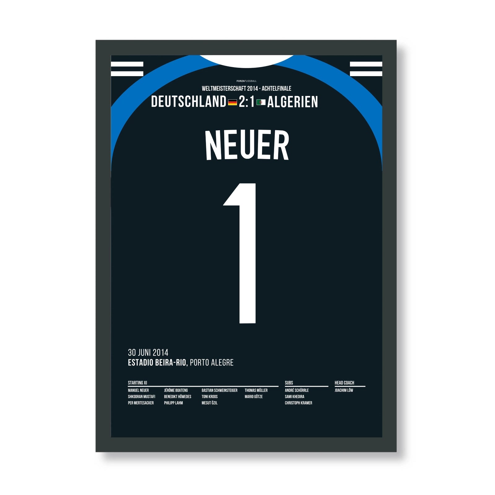 Neuer revolutioniert das Torwartspiel gegen Algerien 2014