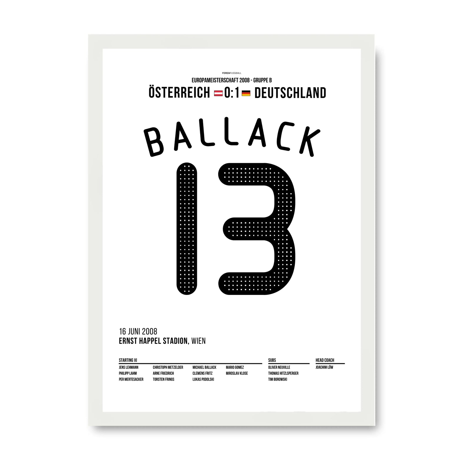 Ballack's stunner free-kick for the win against Austria at Euro 2008
