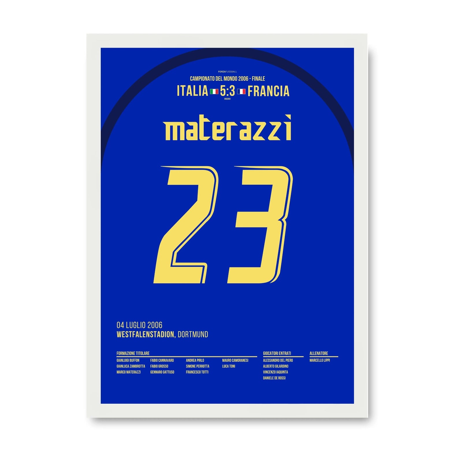 Materazzi köpft Italien Richtung WM Titel 2006