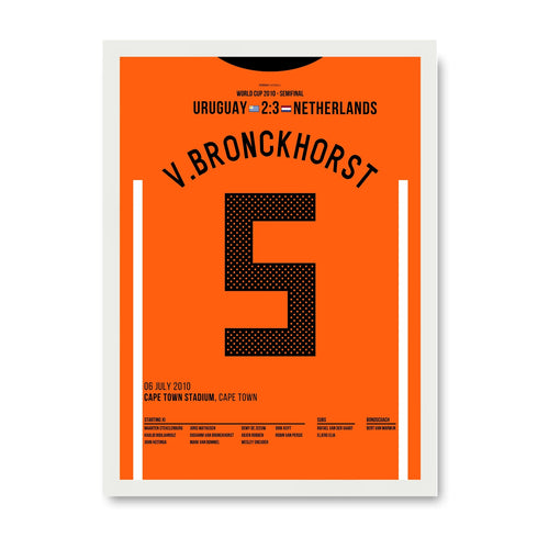 Van Bronckhorst’s stunner sends Holland to the World Cup final