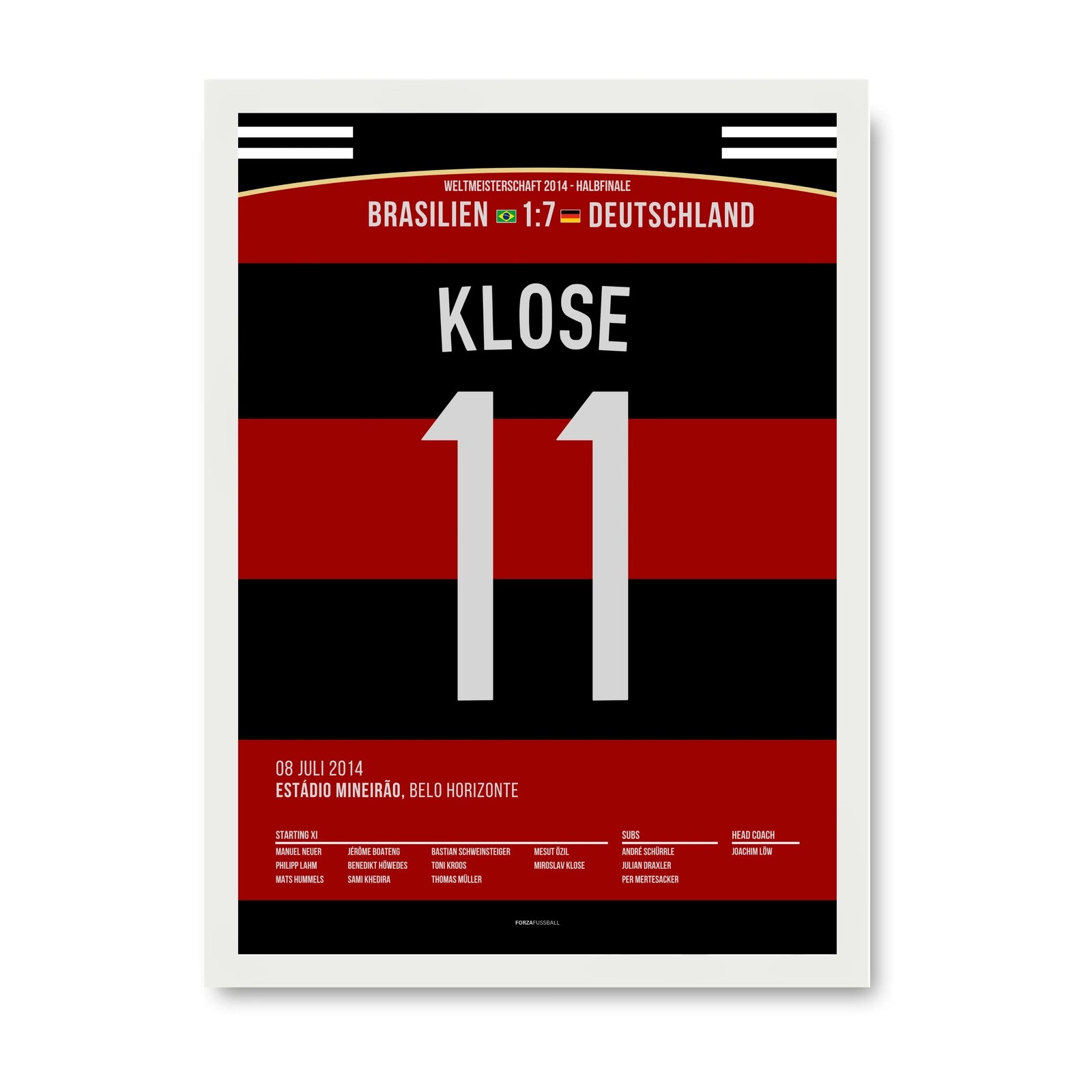 Klose wird beim 7:1 gegen Brasilien zum WM Rekord-Torschützen