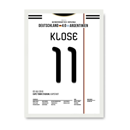 Klose und Deutschland demontieren Messi, Maradona und Argentinien
