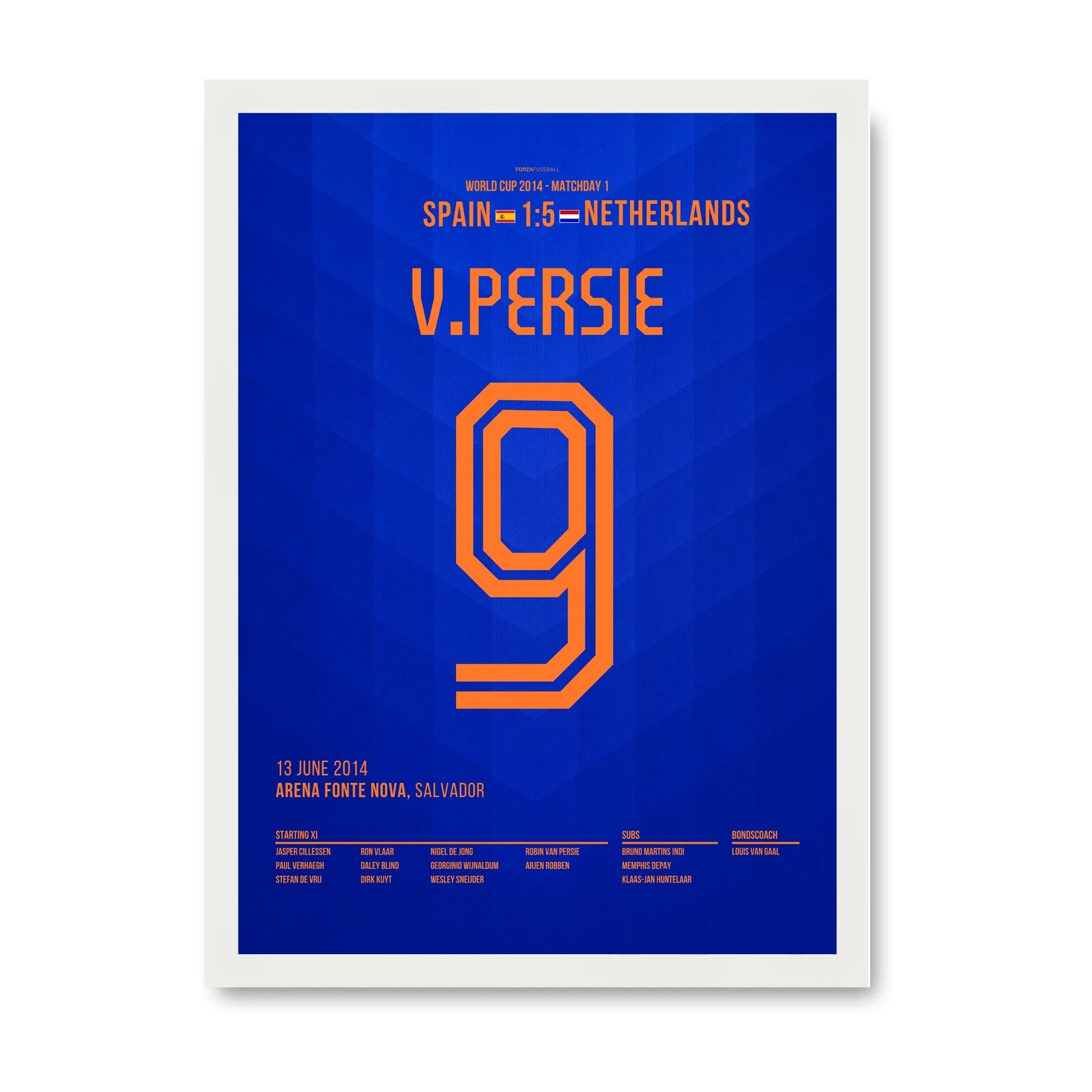 Van Persie channels the Flying Dutchman against Spain