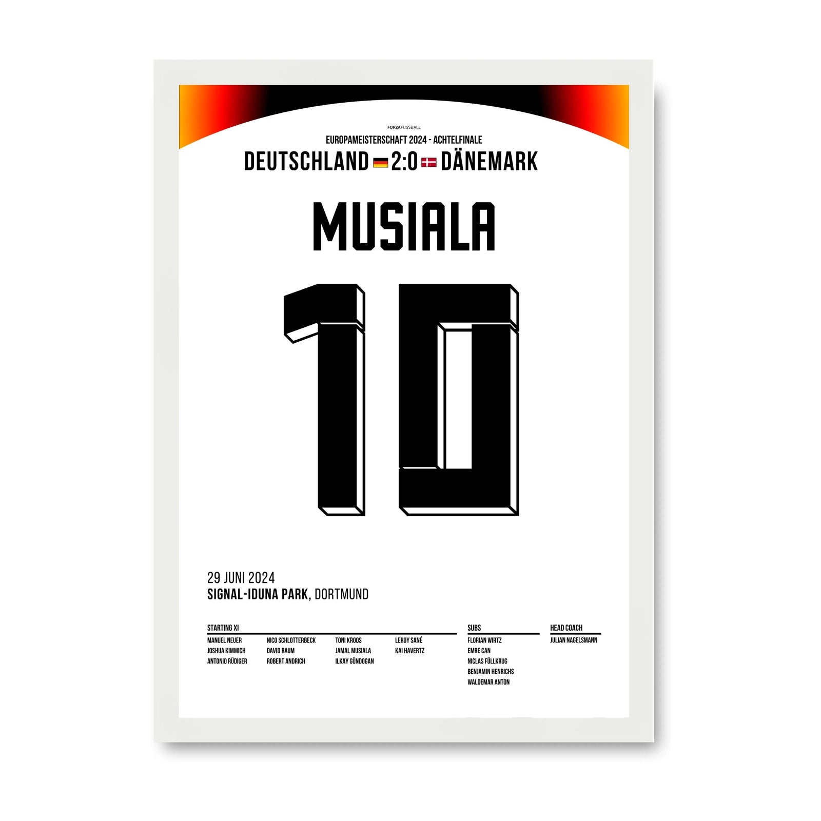 Jamal Musiala sends Germany into European Championship quarter-finals