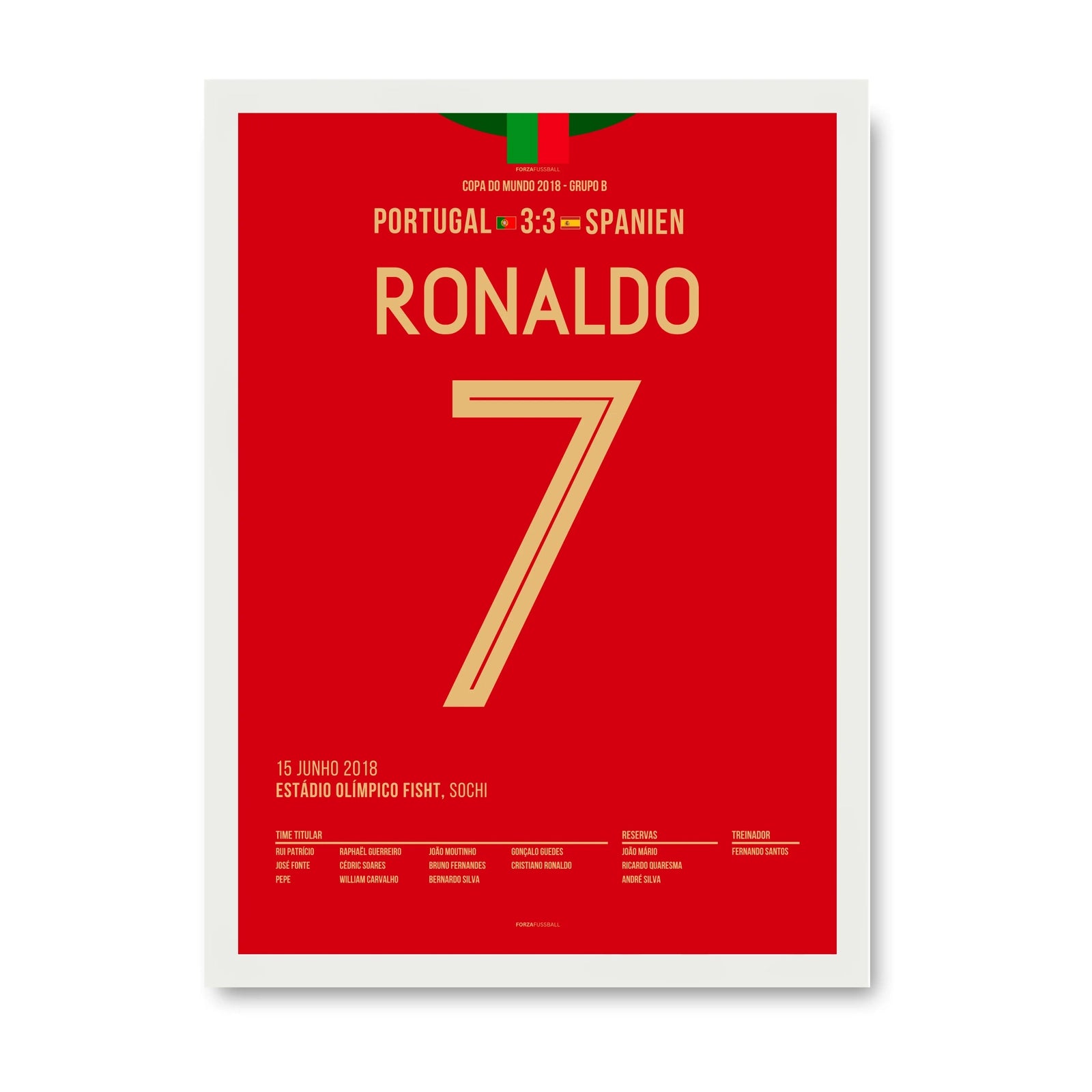 Ronaldo mit Hattrick gegen Spanien bei der WM 2018