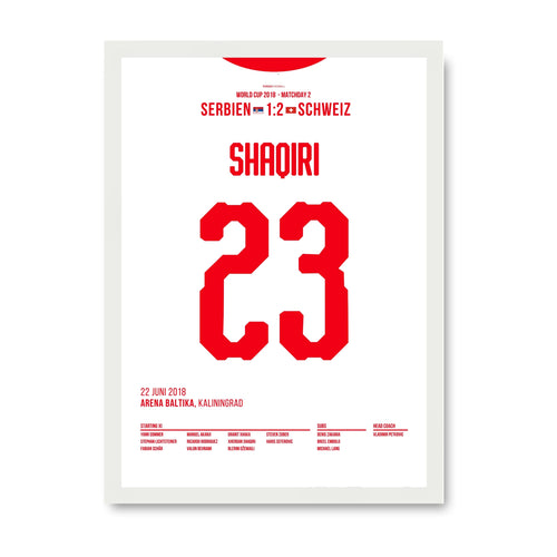 Shaqiri trifft gegen Serbien bei der WM 2018