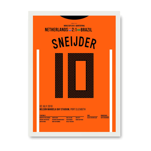 Sneijder leads the Dutch past Brazil into the World Cup semi-finals
