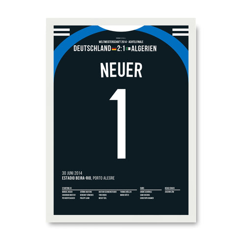 Neuer revolutioniert das Torwartspiel gegen Algerien 2014