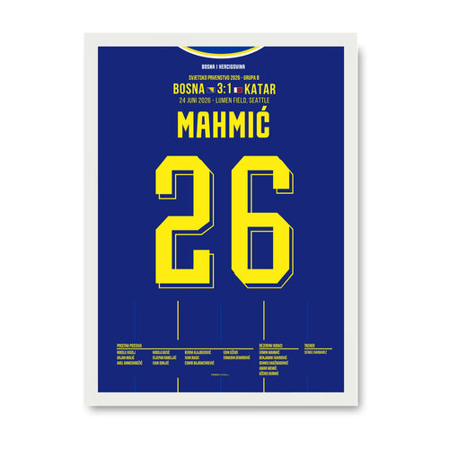 Mahmić trifft und führt Bosnien in die WM KO-Phase