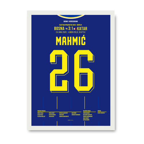 Mahmić trifft und führt Bosnien in die WM KO-Phase