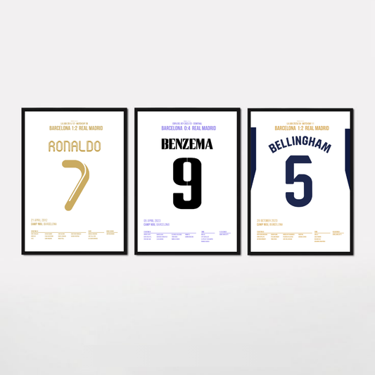 Real Madrid Camp Nou Heimspiel Bundle