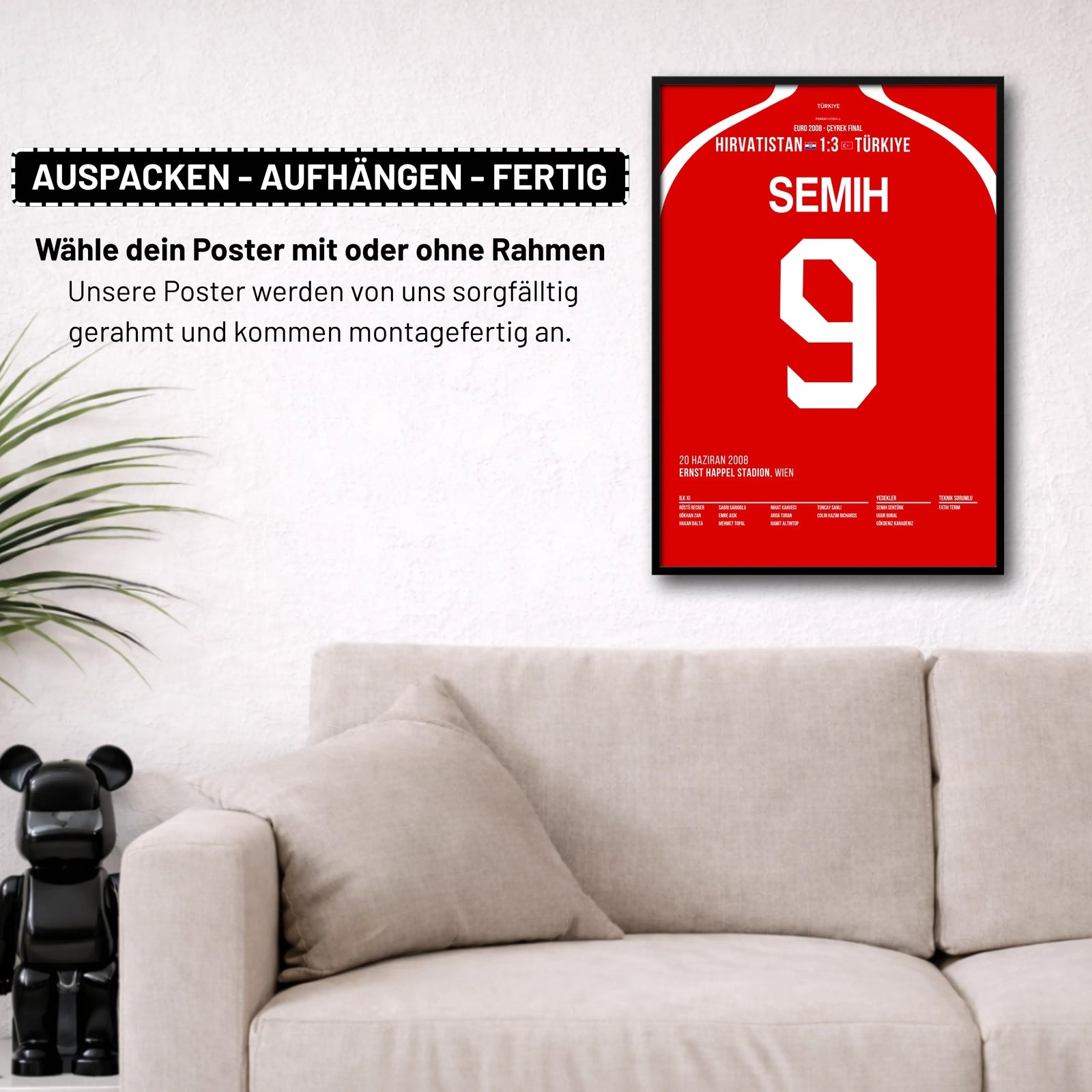 Semih Sentürk mit dem Last Minute Ausgleich gegen Kroatien bei der EM 2008