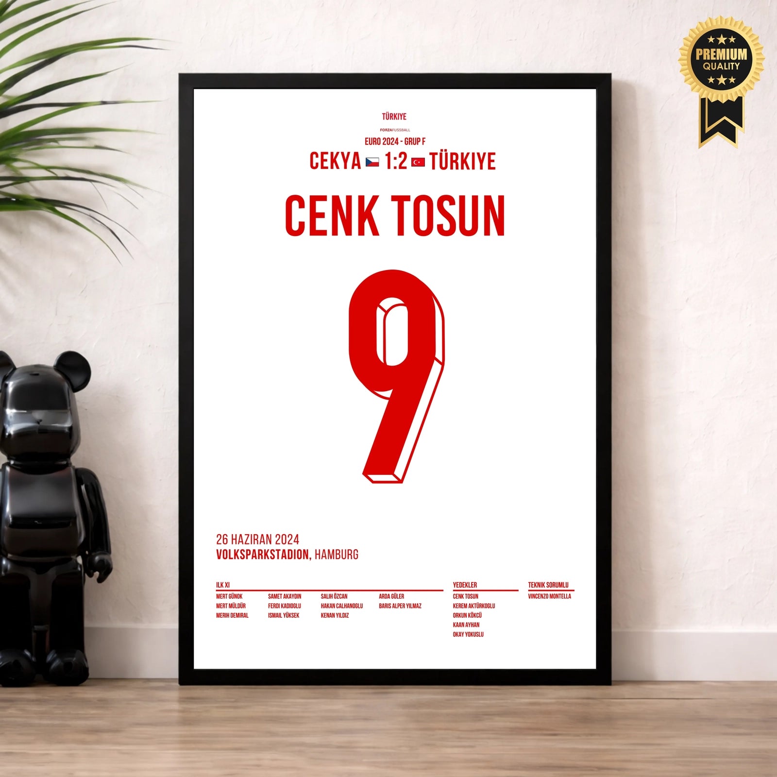 Cenk Tosun sends Turkey into Euro 2024 Round of 16