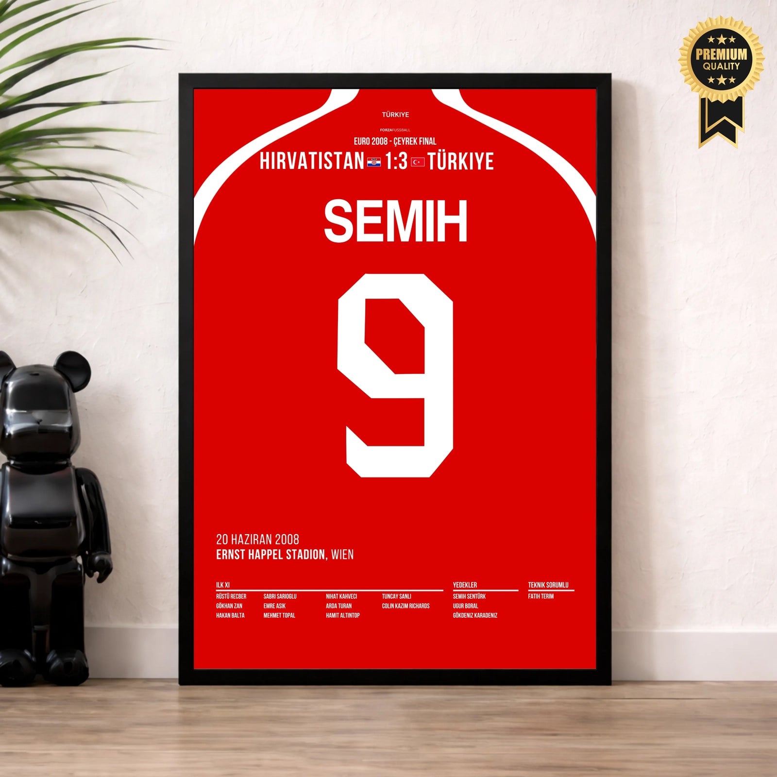 Semih Sentürk mit dem Last Minute Ausgleich gegen Kroatien bei der EM 2008