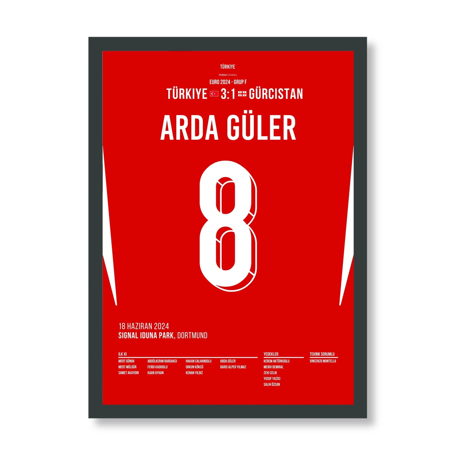 Arda Güler mit Traumtor gegen Georgien bei der EM 24