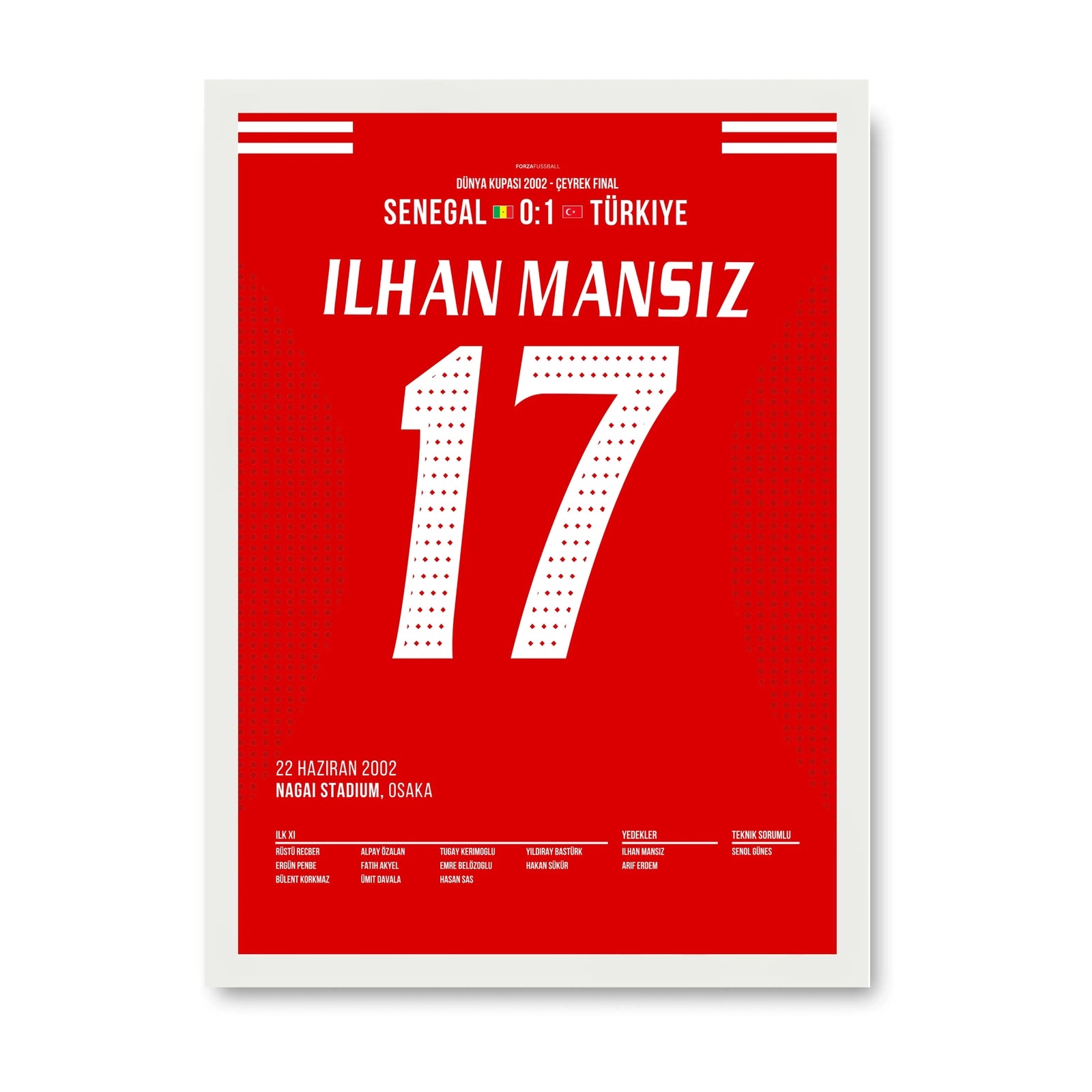 Ilhan Mansiz schickt die Türkei ins WM Halbfinale 2002