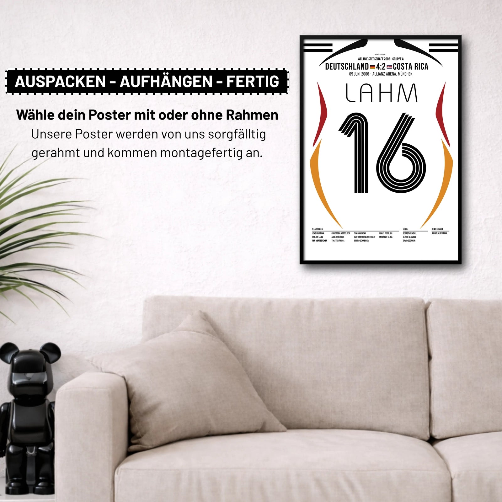 Lahm eröffnet das Sommermärchen 2006 per Traumtor