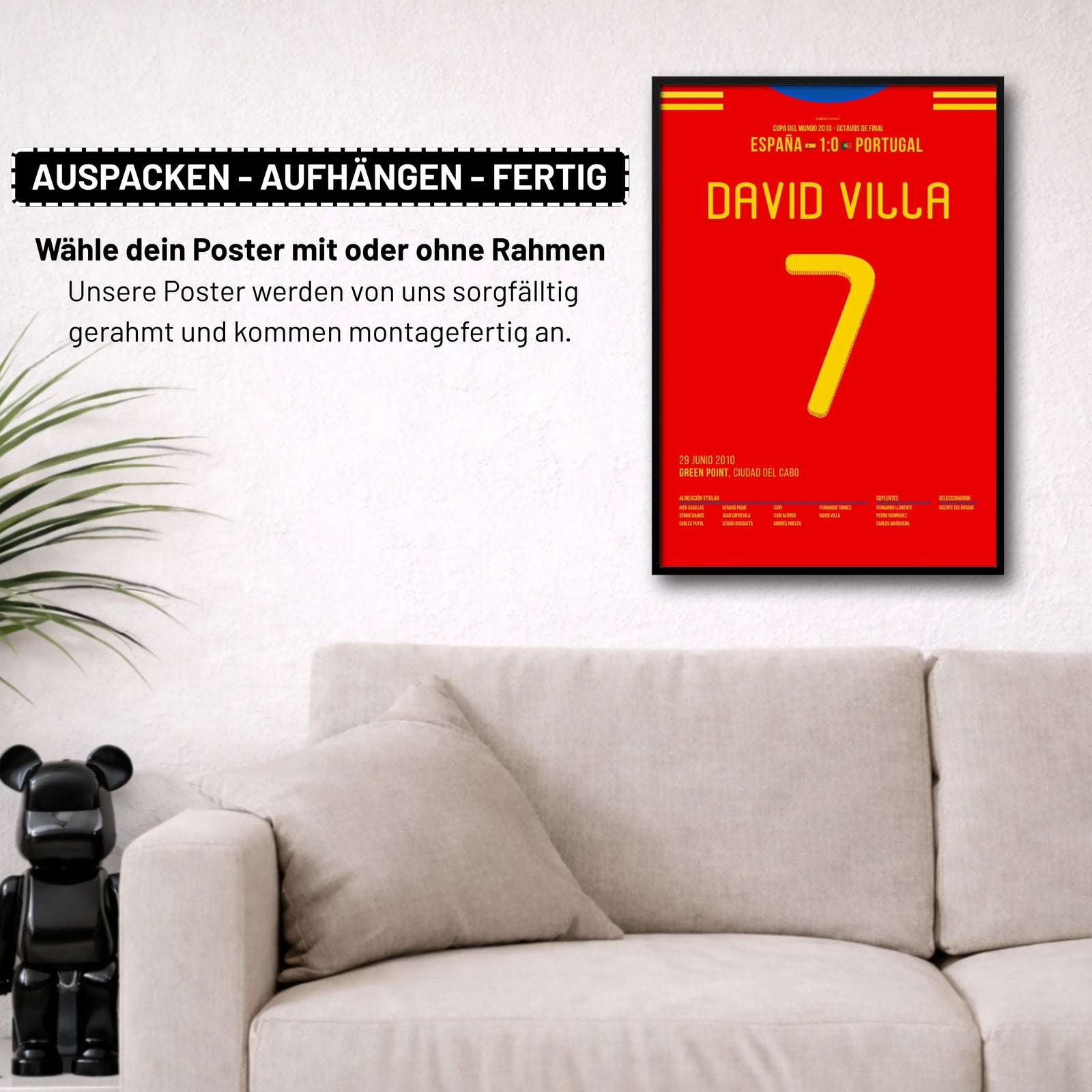 Spanien gewinnt iberisches Duell gegen Portugal dank David Villa