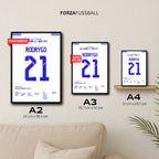 Rodrygo dreht das Spiel gegen Man City in 2 Minuten Fußball Poster mit Rahmen