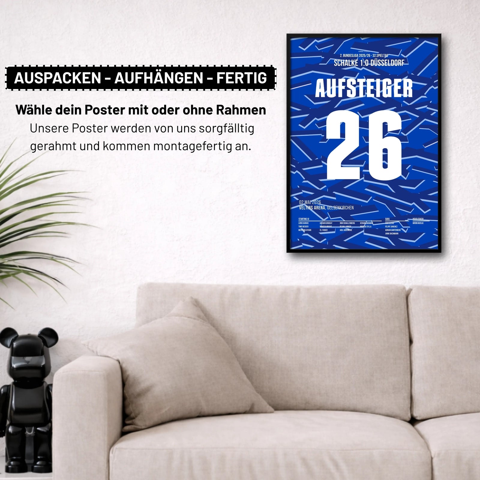Schalke Aufstieg 2026 - 1+1 Set