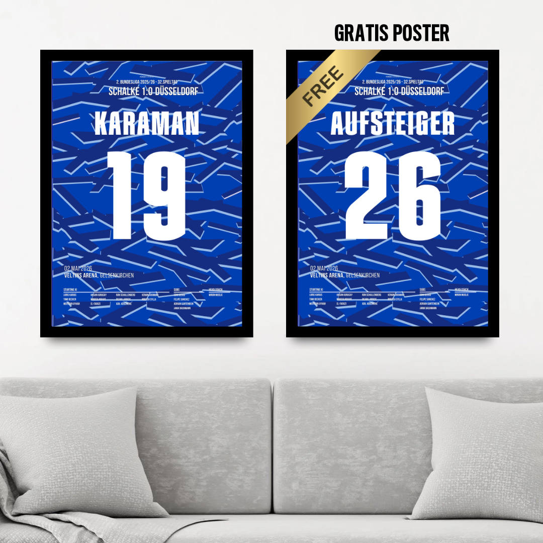 Schalke Aufstieg 2026 - 1+1 Set