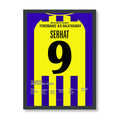 Serhat Akin´s Doppelpack beim 6:0 Derbysieg vs Gala Fußball Poster mit Rahmen