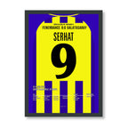 Serhat Akin´s Doppelpack beim 6:0 Derbysieg vs Gala Fußball Poster mit Rahmen