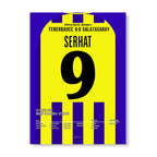 Serhat Akin´s Doppelpack beim 6:0 Derbysieg vs Gala Fußball Poster mit Rahmen
