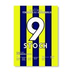 Miroslav Stoch mit dem Puskas Award Tor 2012 Fußball Poster mit Rahmen